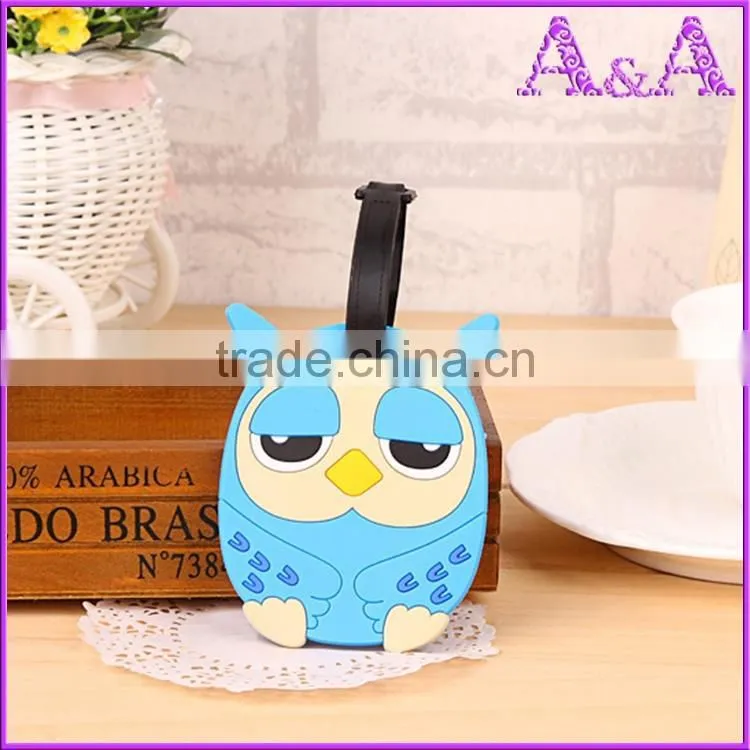Personalized Luggage Tag Maker Wholesale Custom Logo Cheap Bulk Travel Airplane Soft Pvc Luggage Tag