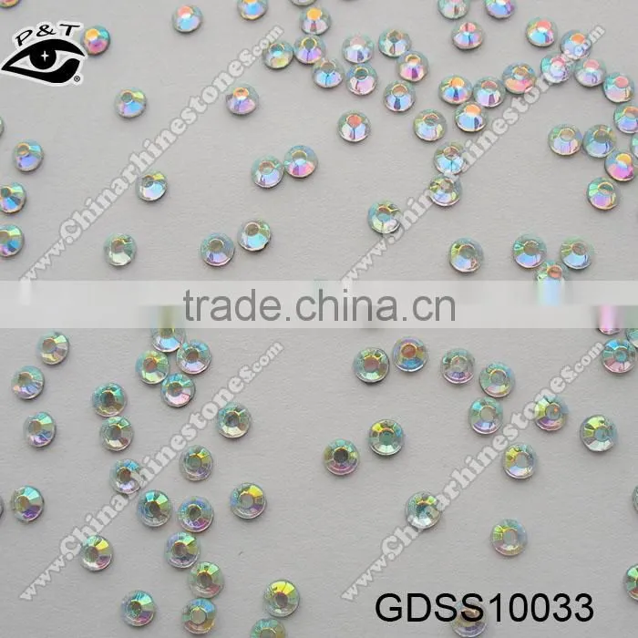 Cheap China Rhinestone Iron on Crystal AB SS16 For Shoes Clothing