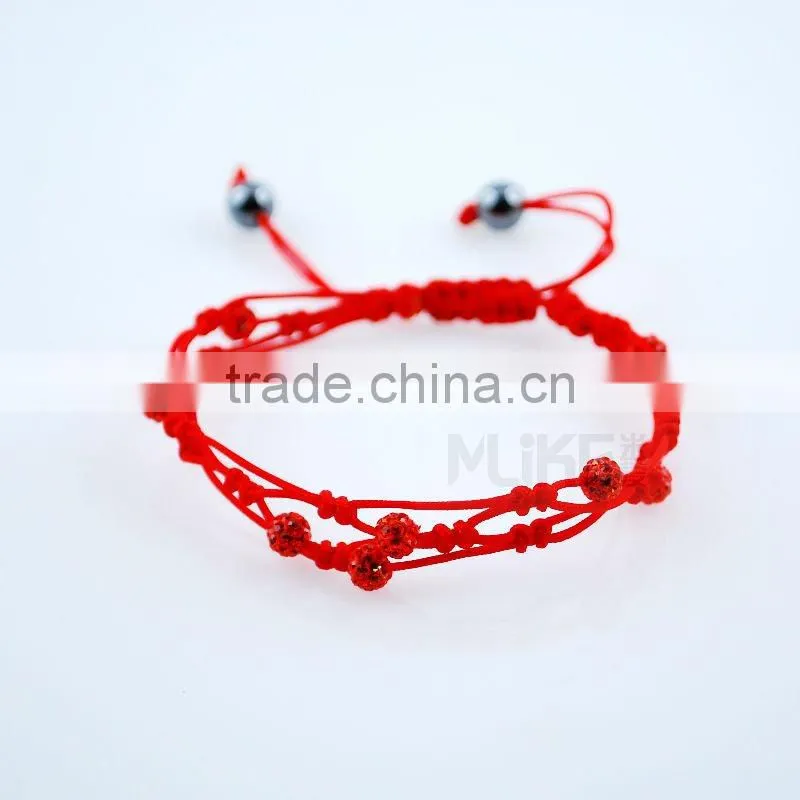 Hand Woven shinning ball bracelet