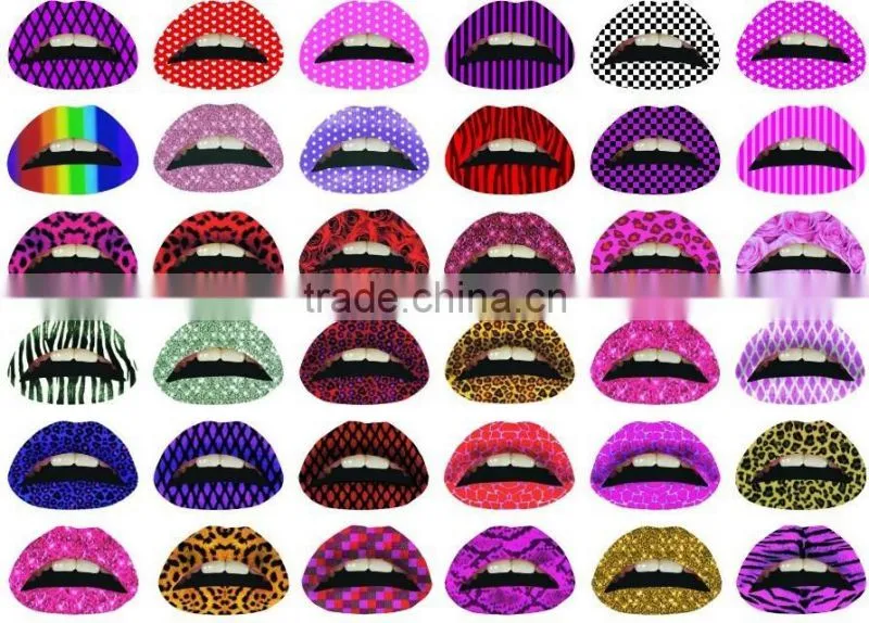 Custom Temporary Lip Tattoo Stickers