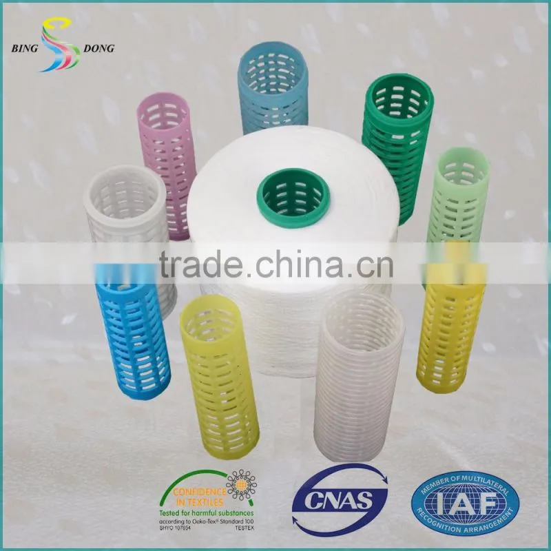 wholesale bulk polyester material raw yarn for sewing