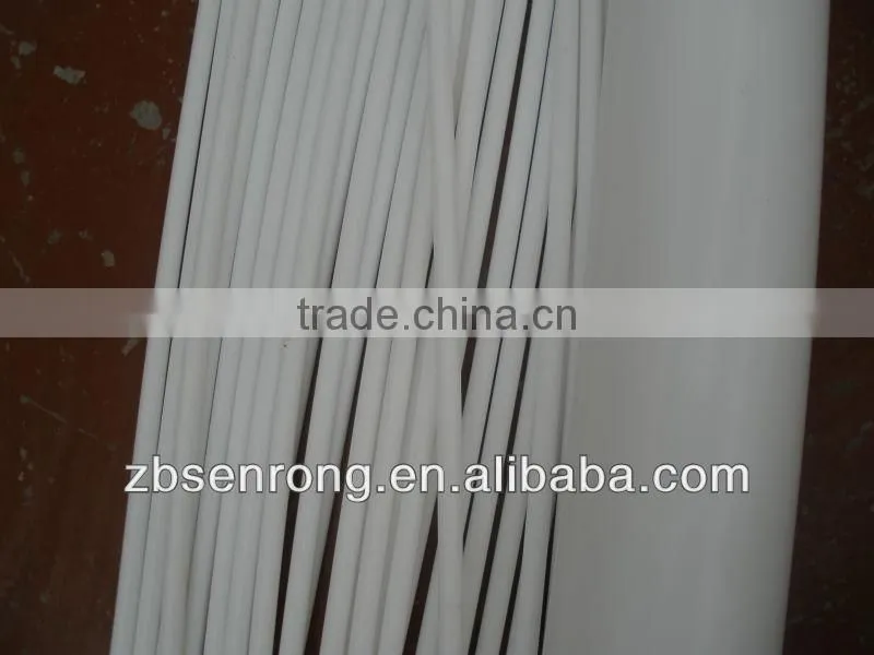 white PTFE rods