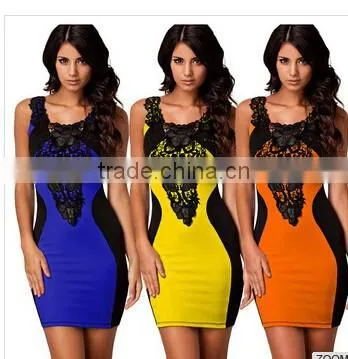 hot sale 2017 wholesale women clothes Women Fashion Summer Color Short Sleeve Off The Shoulder offical party Dress