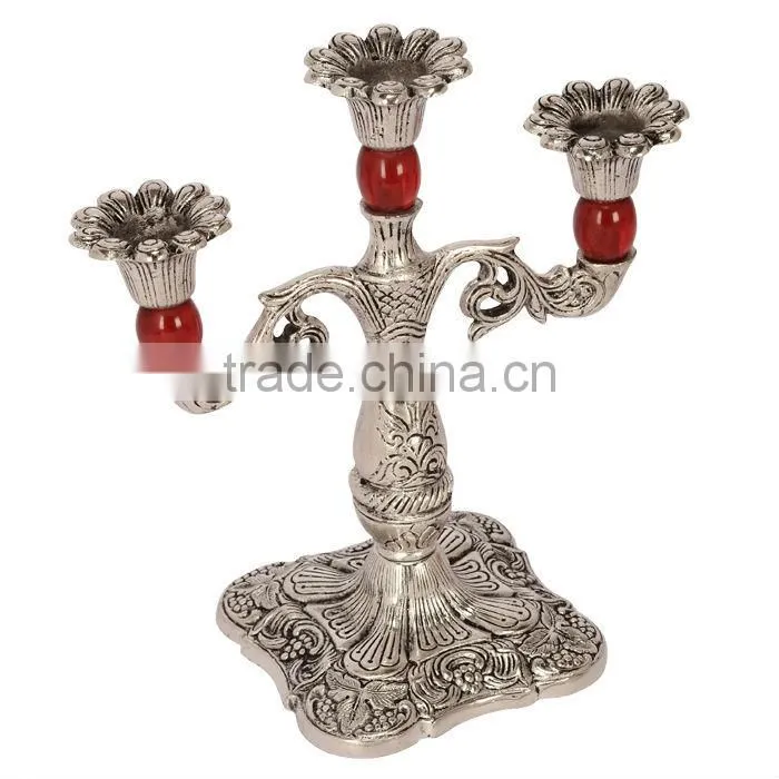 Crafted Candle Stand , Twin Candle Holder