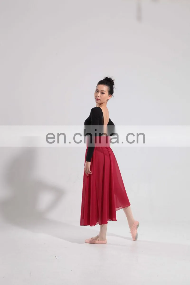 11414501 Long Chiffon Pull On Ballet Skirt Dance Skirt