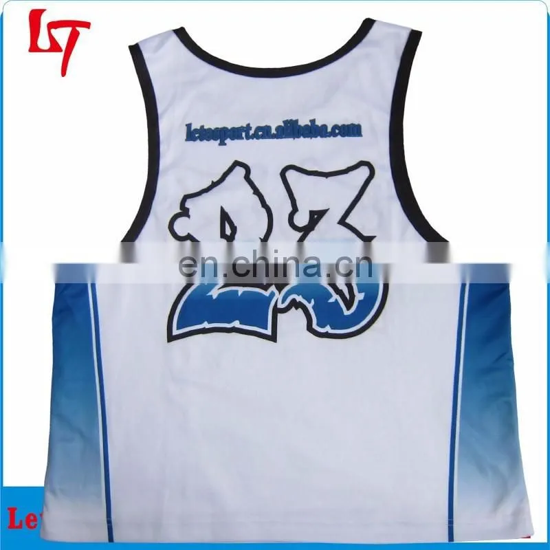 Sublimated Polyester Mesh Box Us Lacrosse Club Pinnies Wholesale hot sale custom sublimation Lacrosse Jersey/ uniform/ wear