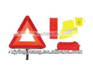 customizable flashing light car emergency triangle