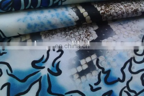 Shaoxing winfar Textile New Design DTY Polyester Scuba custom Digital Printing on Knitted Fabric