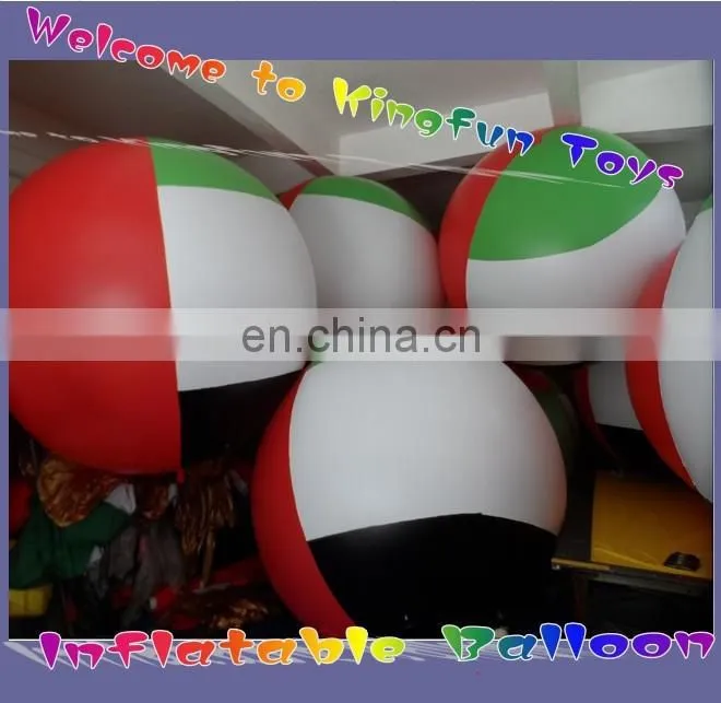 Colored LED inflatble helium balloon