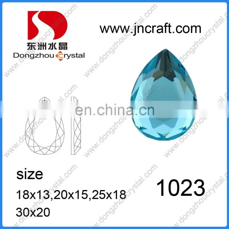 DZ-1012 Wholesale Loose Crystal Garment Beads Mirror Glass Stone for Clothing Decoration
