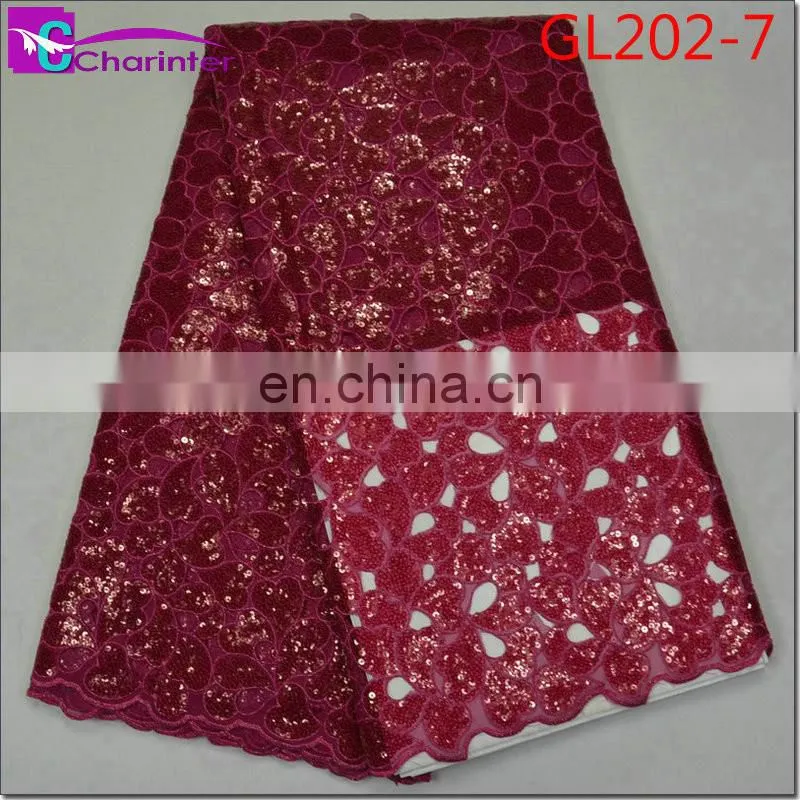 latest sale well african fashion organza lace fabrics GL202