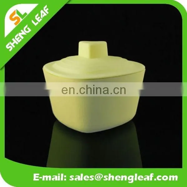 Heart shape foldable Silicone food bowls