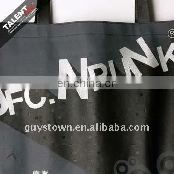 custom printed brand logo reusable non woven shopping bag