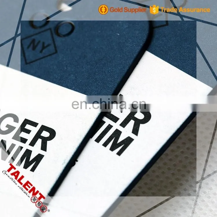 customized Fashion swing tag for men/swing tag for clothing/jeans swing tag