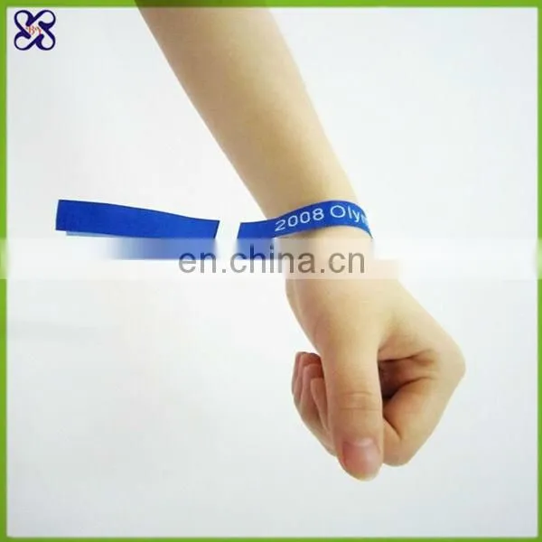 woven wrist bands/custom wrist bands/polyester wrist bands