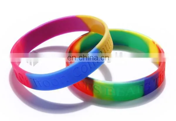 cheap custom silicone writband with silicone bracelet