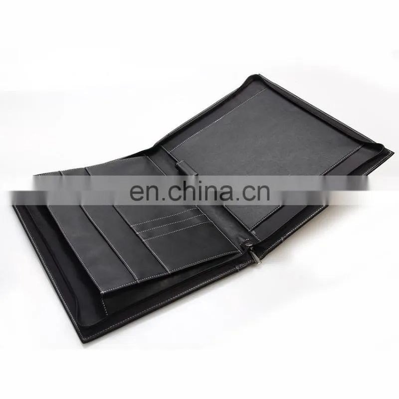 Bestselling Manufacture Price A5 Leather Bound Folder Organizer