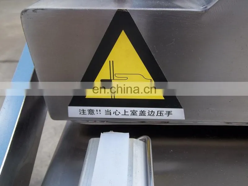 Automatic double chamber vacuum packing sealer machine for food pharmaceutical