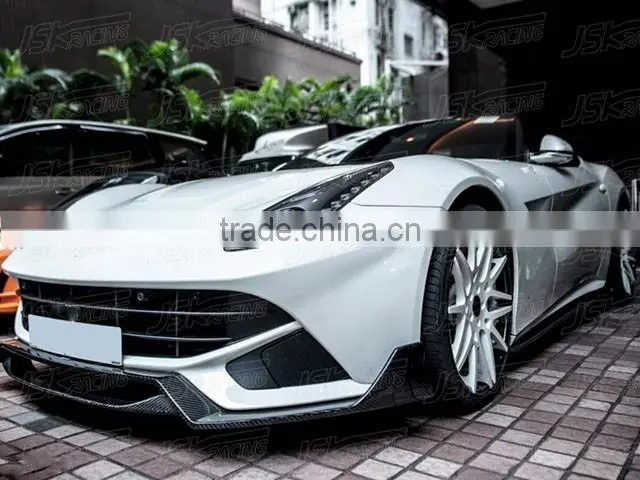 D STYLE CARBON FIBER SIDE SKIRTS UNDER BOARD FOR FERRARI F12 BERLINETTA(JSK111205)