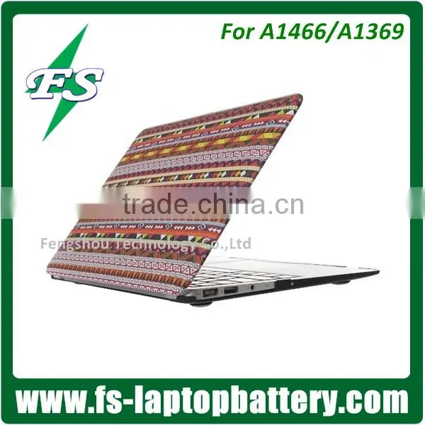 Bohemia pattern rubber finish hard pc shell for Macbook Air Pro case cover 13 inch
