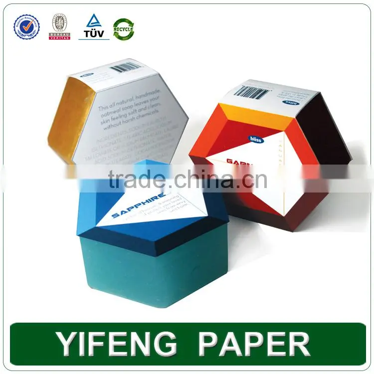 Direct Factory Price Rigid Hexagon Paper Rigid Box