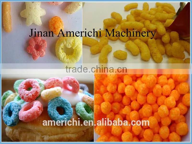 Corn snacks cheese ball making machine