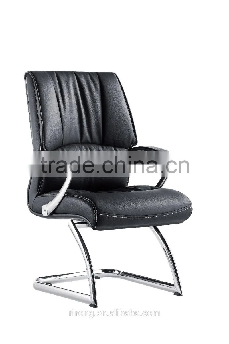H880 office chair plating chair frame with wood back