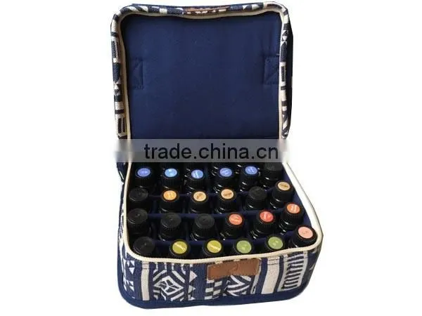 professional 30 bottles Essential Oil Carrying Case,essential oil bag,high quality custom make soft essential oil carry case bag