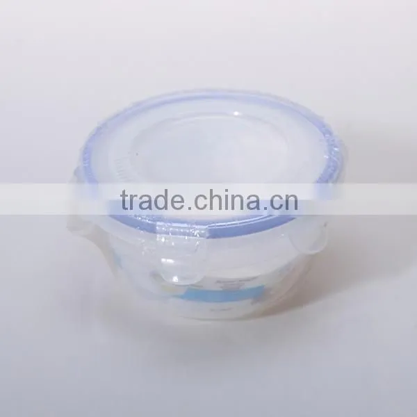 Circular microwave fresh-keeping box Edible tableware plastic