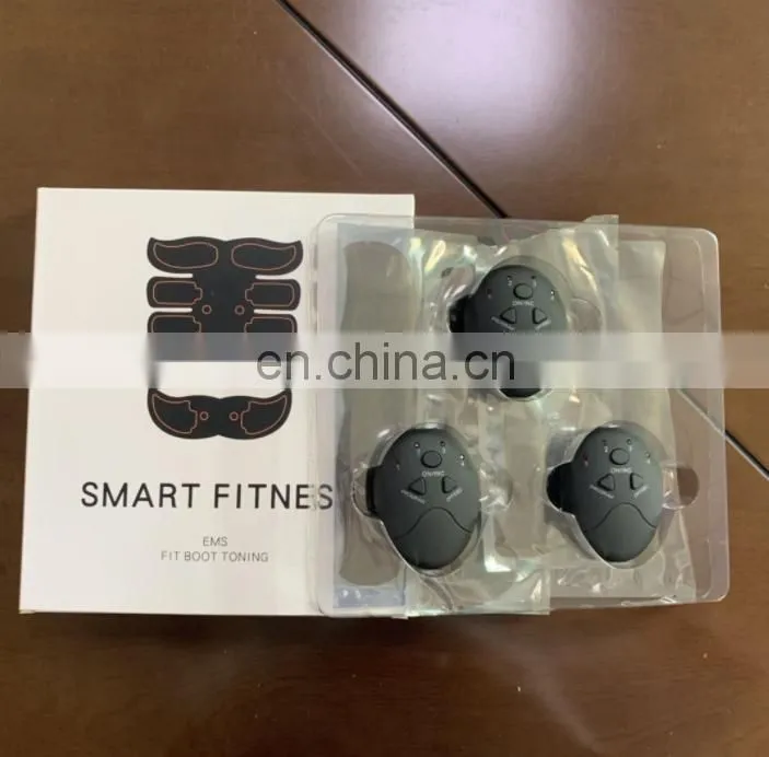 Muscle Stimulator EMS Abs Trainer Portable Abdominal Muscle Toner Fitness Training Gear
