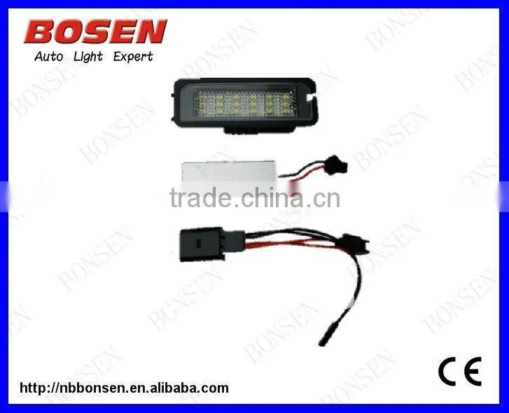 Golf 6 led number plate light for VW