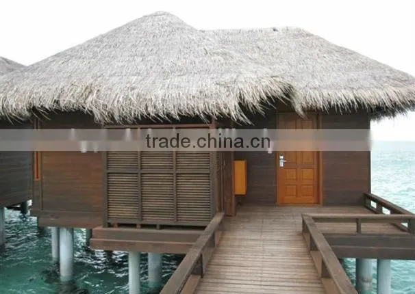 Wooden living room,metal tiles