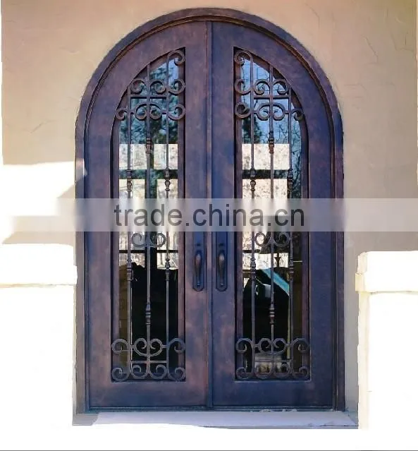 Wrought iron security doors