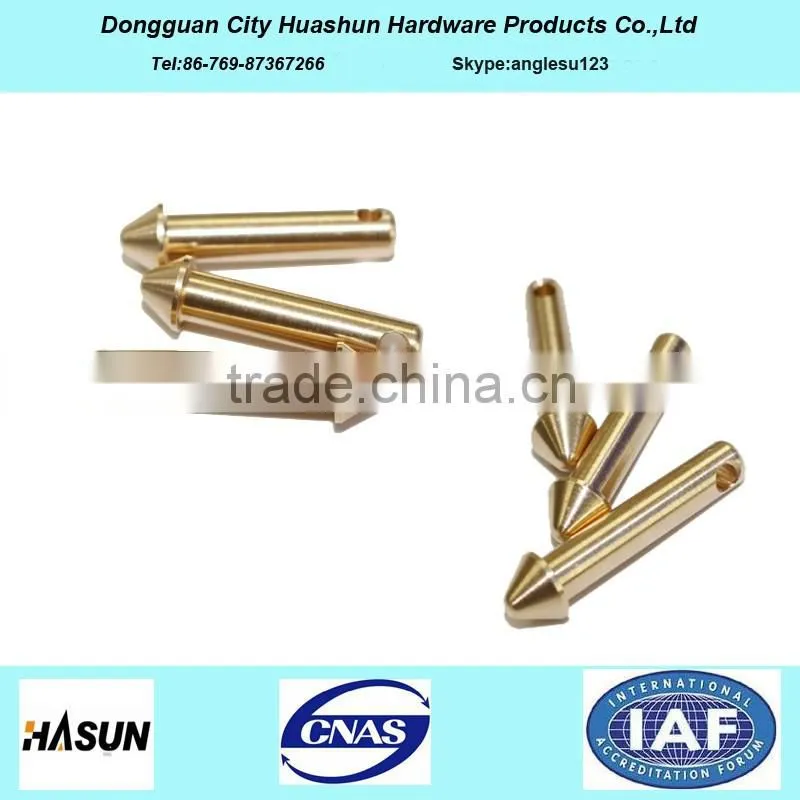 CNC Custom Metal Pins, CNC Brass Pins Machining