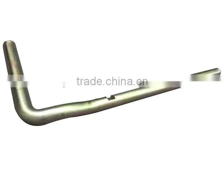 OEM ISO 9001 cnc hot dip galvanized stainless steel pipe structure fittng fabrication