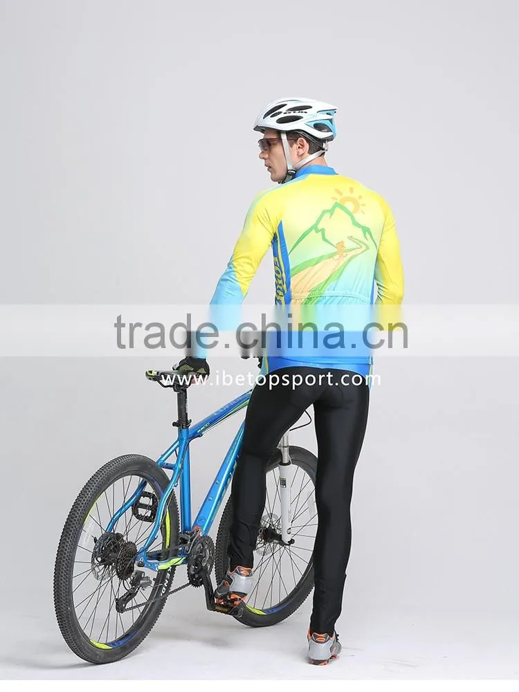 design your own custom sublimation printed cycling wear tights