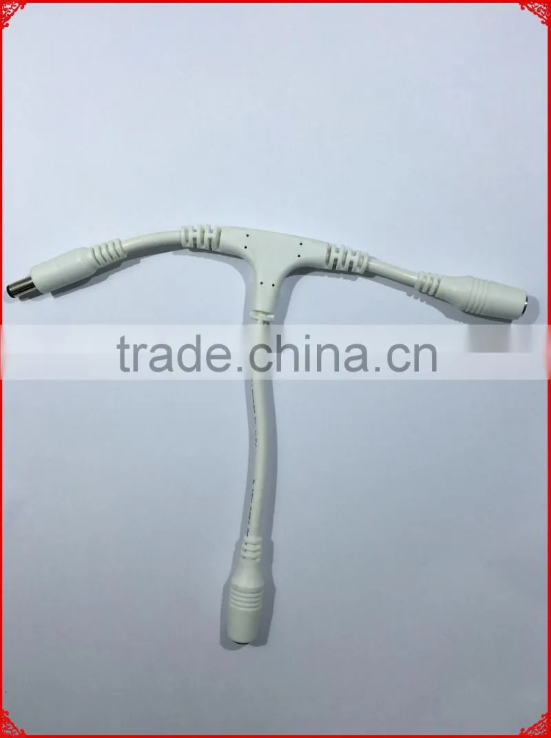 Copper Conductor Insulation Materials DC 5.5x2.1mm Male Female DC Cord Cable