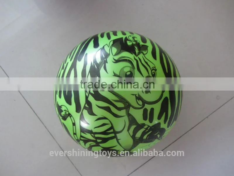 pvc toy balls/one color printed balls/single printed balls