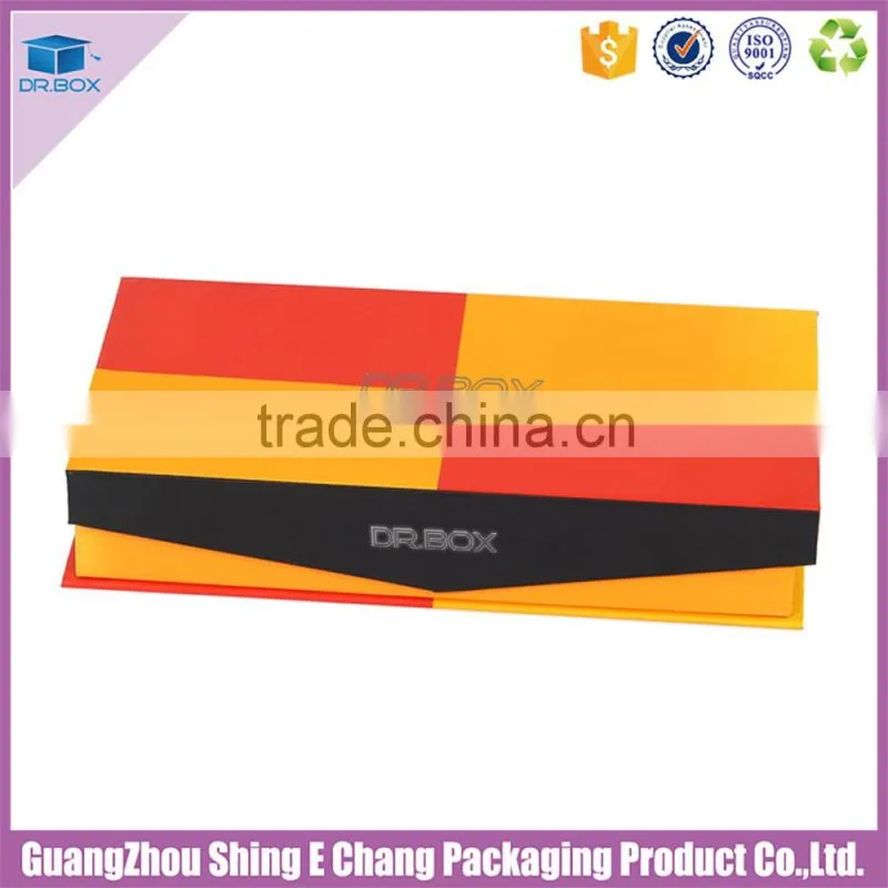 Custom logo color paperboard printing gift packaging box with magnet