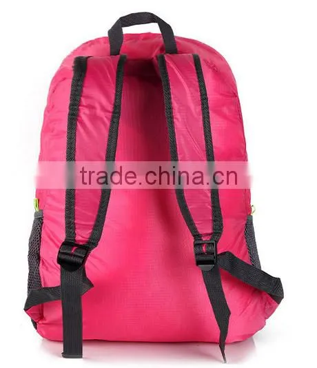 Travel Clothing Organizer Bag / Storage Mesh Pouch Colorful Bag /Tavel Fold Backpack Organizer Bag