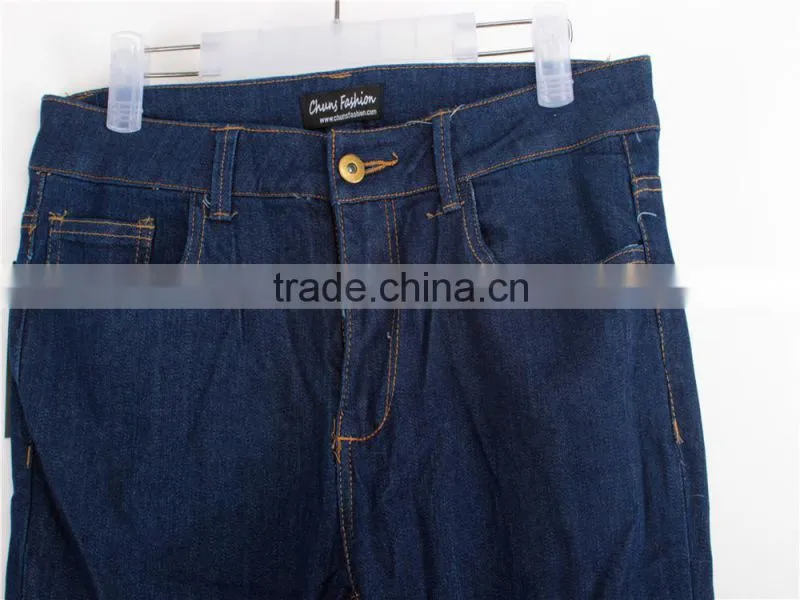 Women's cheap garment stock lot skinny pants and jeans