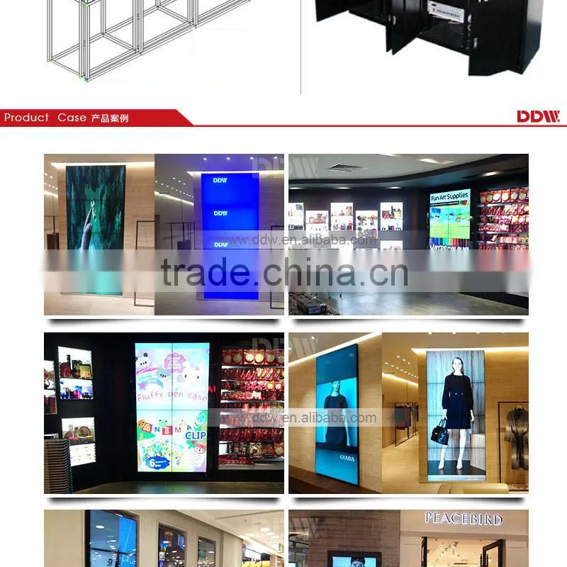 the most fashion irregular model LCD video wall