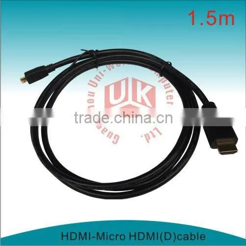 V1.3 HDMI D type Micro HDMI Cable