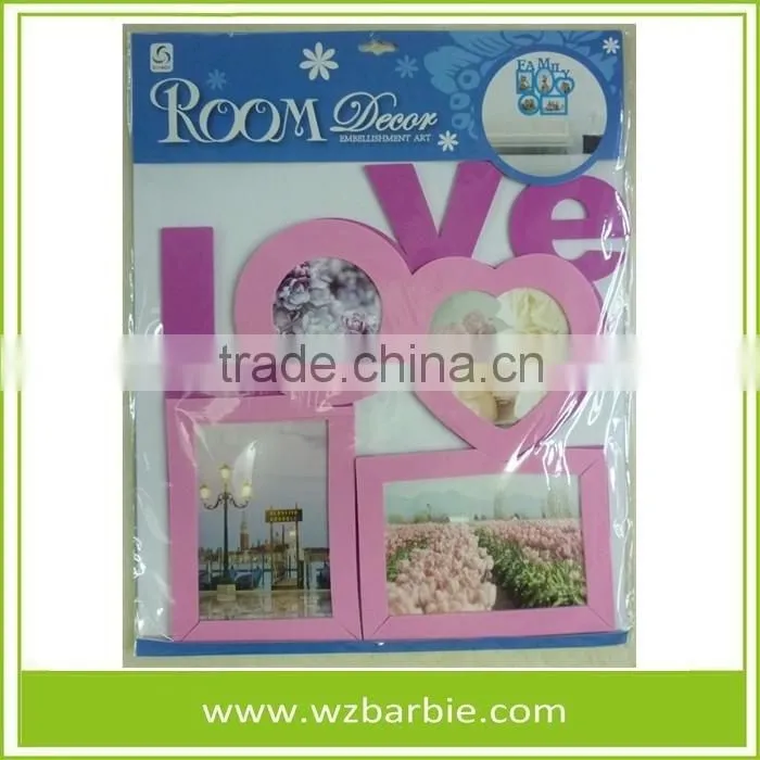 Customized EVA Photo Frames Sticker For Kids, Decoration
