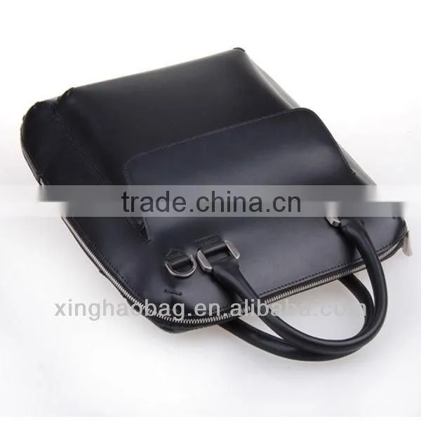 Custom Top quanlity design colour leather men briefcase