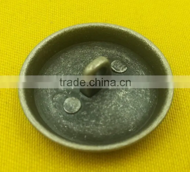 25mm Metal Shank Button in Anti-Silver Color --- MJ1168