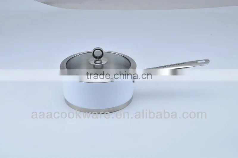 Transparent high-temperature painting stainless steel kitchenware sets