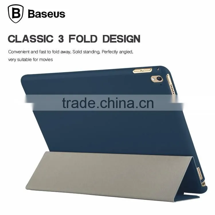 BASEUS For iPad Pro 9.7 Terser Series 3 Folding Leather Case Luxury Business PU Leather Case With Stand For iPad Pro 9.7 TB-0343