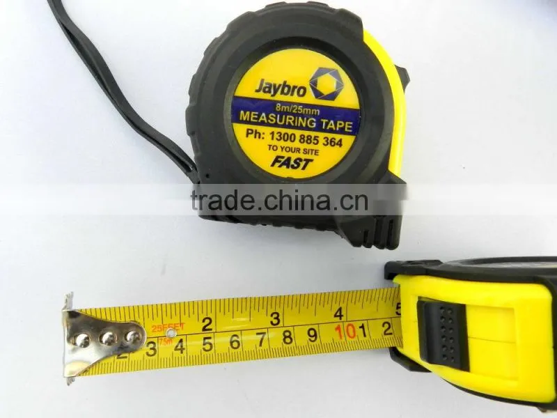 2m 3m 5m 7.5m 10m ABS with rubber covered steel measuring tape
