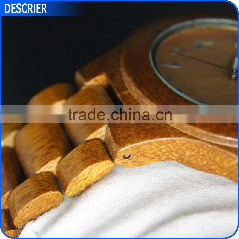 2016 new Bamboo Wooden Watch with Japan movement custom dial wood watch